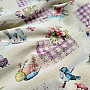 Tapestry fabric EASTER BUNNY LILAC