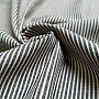 Cotton fabric BLACK STRIPE