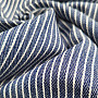 Decor. fabric NAVY BLUE STRIPE