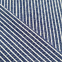 Decor. fabric NAVY BLUE STRIPE