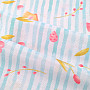 Decorative fabric SPRING BLUE STRIPE