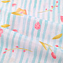 Decorative fabric SPRING BLUE STRIPE