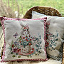 Tapestry cushion cover BARE IN A MUG pink