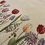 Tapestry tablecloth and scarf TULIP BORDURA