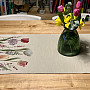 Tapestry tablecloth and scarf TULIP BORDURA