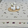 Tapestry tablecloth and scarf EASTER EGGS WITH VIOLET