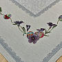 Tapestry tablecloth and scarf EASTER EGGS WITH VIOLET