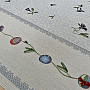 Tapestry tablecloth and scarf EASTER EGGS WITH VIOLET