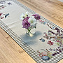 Tapestry tablecloth and scarf EASTER TIME beige check