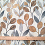 Decorative fabric HOJAS GRAY LEAVES