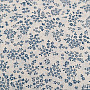 Cotton fabric PANICULATA BLUE SMALL