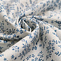 Cotton fabric PANICULATA BLUE SMALL