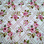 Decorative fabric CASTLE ROSE GRID