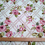 Decorative fabric CASTLE ROSE GRID