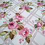 Decorative fabric CASTLE ROSE GRID