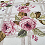 Decorative fabric CASTLE ROSE GRID