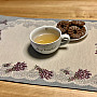 Tapestry tablecloth and shawl LAVENDER LACE