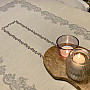 Tapestry tablecloth and shawl LAVENDER LACE