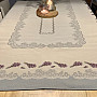 Tapestry tablecloth and shawl LAVENDER LACE
