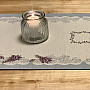 Tapestry tablecloth and shawl LAVENDER LACE
