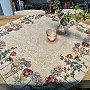 Tapestry tablecloth and shawl FLORES TIME