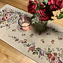 Tapestry tablecloth and scarf BORDER BOUQUET