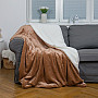 Blanket Ovečka smooth CHOCOLATE
