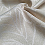 Decorative fabric MALVIA leaves CREAM
