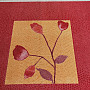Decorative fabric RED ROSE