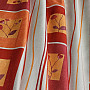 Decorative fabric RED ROSE