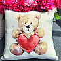 Tapestry cushion cover TEDDY BEAR