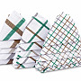 Jacquard tea towels MIX CHECK GREEN