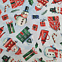 Decorative fabric MR SNOWMAN