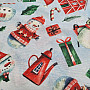 Decorative fabric MR SNOWMAN