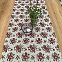 Table cloth and shawl TOSCANA VALERY FLOWER BORDO