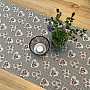 Tablecloth and shawl TOSCANA VALERY 17 HEARTS