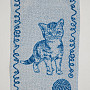 Children's towel CAT - mix of colors