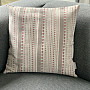 Cushion cover TOSCANA RIGA STRIPE burgundy