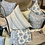 Cushion cover TOSCANA RIGA STRIPE blue