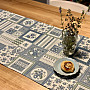Tablecloth and shawl TOSCANA VALERY PATCHWORK blue