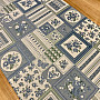 Tablecloth and shawl TOSCANA VALERY PATCHWORK blue