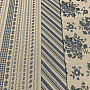 Tablecloth and shawl TOSCANA VALERY RIGA blue stripe