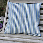 Cushion cover TOSCANA MULTI STRIPE blue
