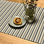 Tablecloth and scarf TOSCANA VALERY MULTI STRIPE blue