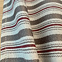 Table cloth and scarf TOSCANA VALERY MULTI STRIPE burgundy