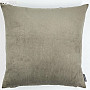 Velvet decorative fabric RIVIERA GRAY BEIGE