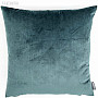 Velvet decorative fabric RIVIERA PETROLEJ