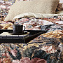 Luxury flannel bedding IRISETTE ZOBEL copper rose