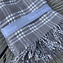 Luxury blanket GRAY GRAY CHECK