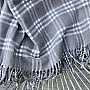 Luxury blanket GRAY GRAY CHECK